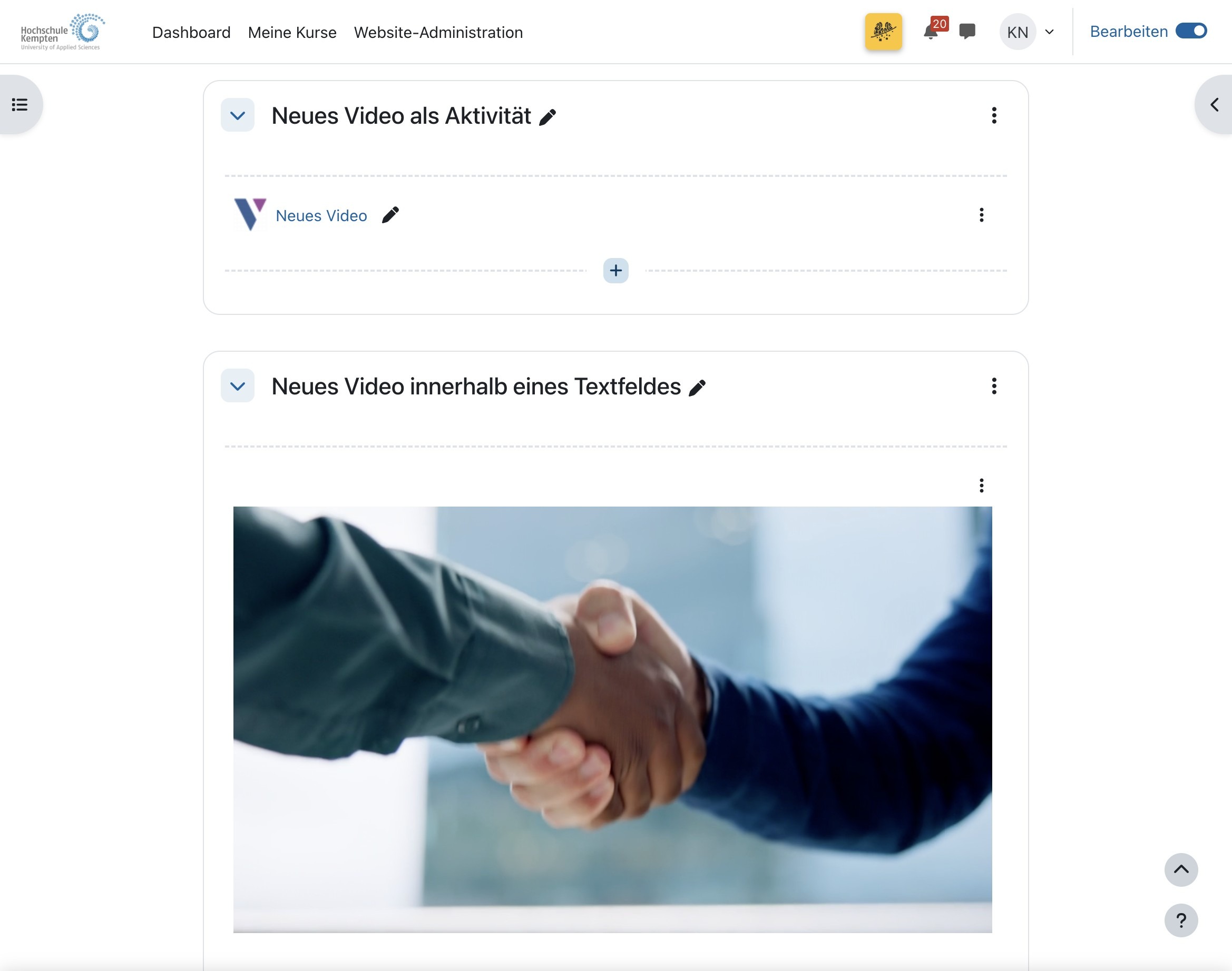 Vergleich beider Einbettungsvarianten