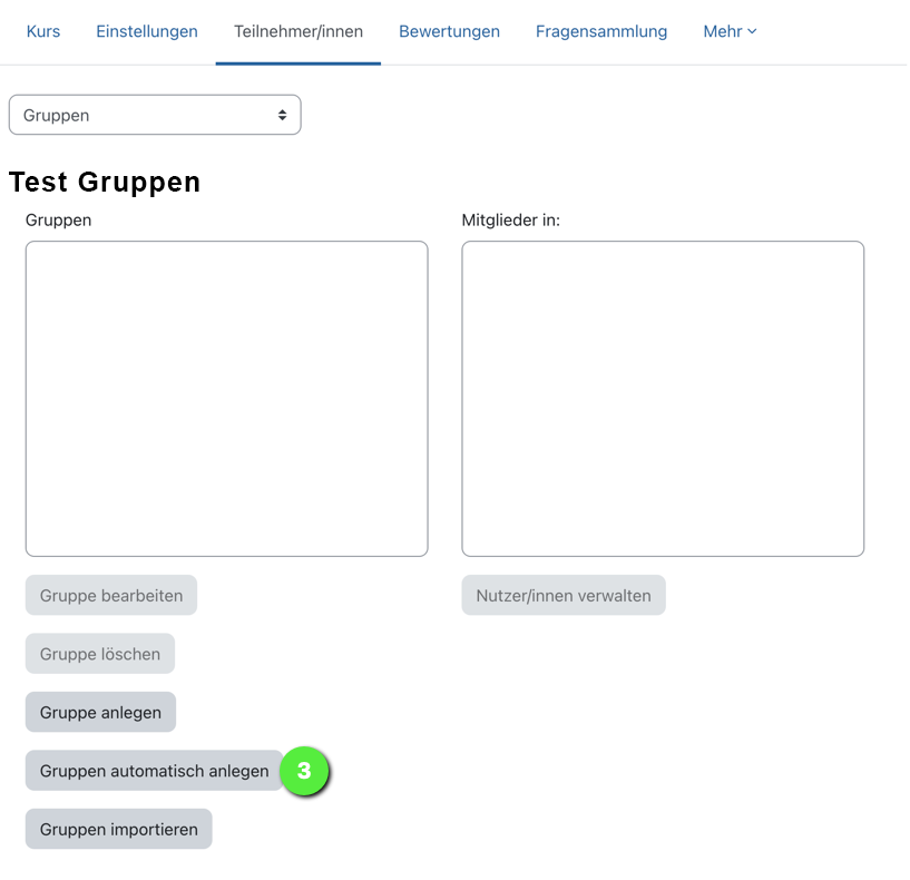 Button "Gruppen automatisch anlegen"